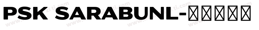 PSK SarabunL字体转换